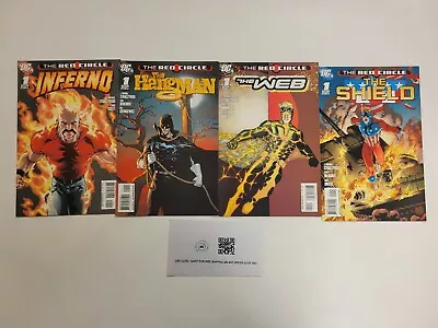 Buy 4 Red Circle DC Comics #1 1 1 1 Inferno The Hangman The Web The Shield 4 TJ5 • 8.22£