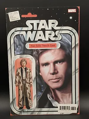 Buy STAR WARS #66 (2019) Han Solo Trench Coat Action Figure Variant Cover • 7.89£