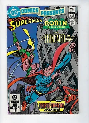 Buy DC COMICS PRESENTS # 58 (Superman & Robin & Elongated Man, JUNE 1983) VF • 4.95£