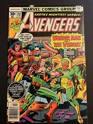 Buy Avengers 158 FN-VF -- 1st Graviton, Jack Kirby Cover Wonder Man, Vision 1977 • 12.81£