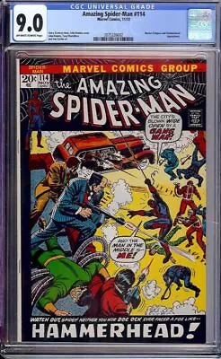 Buy Amazing Spider-Man #114 (Marvel, 1972) CGC 9.0 • 178.73£
