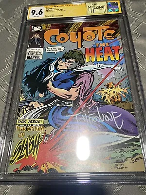 Buy Coyote #11 Cgc/wp Ss 9.6 Signed 1st Todd Mcfarlane Publish Art • 632.49£