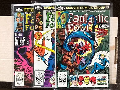 Buy Fantastic Four 242, 243, 244 (1982) Avengers, Dr Strange Vs Galactus. Byrne Art • 37.99£