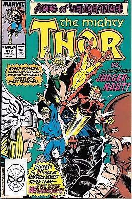 Buy The Mighty Thor #412 1st New Warriors Juggernaut • 11.82£