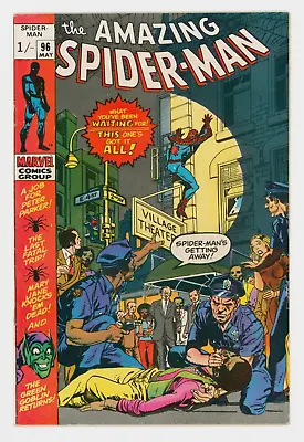 Buy Amazing Spider-Man #96 VFN- 7.5 Banned Drugs Issue - Green Goblin • 99£