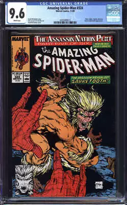 Buy Amazing Spider-man #324 Cgc 9.6 White Pages // Marvel Comics 1989 • 55.41£