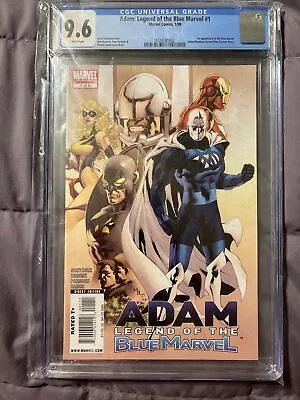 Buy Adam: Legend Of The Blue Marvel 1 - 1st Appearance Of The Blue Marvel CGC 9.6 • 1,185.90£