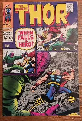 Buy The Mighty Thor #149 Marvel Comics 1968 Stan Lee/Jack Kirby - FN • 12.80£