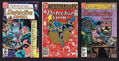Buy Detective Comics #500, #526 Newsstand & #572 Anniversary Isues! DC 1981 • 22.24£