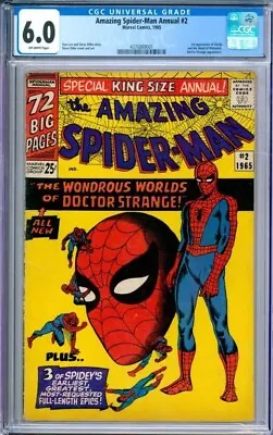Buy Amazing Spider-man King-size Annual 2  1965 Cgc   6.0 Lee & Ditko 1st Dr Strange • 256.22£