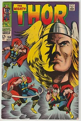 Buy The Mighty Thor #158  (Marvel 1st Series 1962)   VFN- • 34.95£