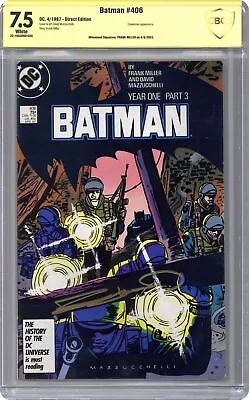 Buy Batman #406D CBCS 7.5 SS Frank Miller 1987 22-1653D6D-029 • 88.39£