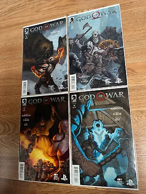 Buy God Of War 2018 Dark Horse Comics Lot Set 1 2 3 4 Video Game Series • 37.95£
