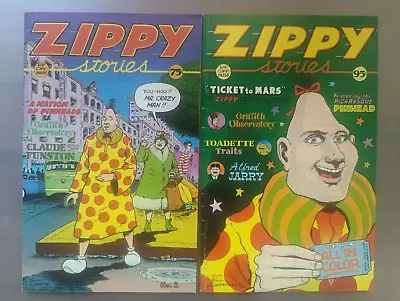 Buy 1977 Griffith Underground Zippy The Pinhead Comics Magazine 1 And 2 • 39.53£