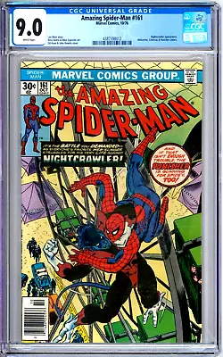 Buy Amazing Spider-Man 161 CGC Graded 9.0 VF/NM Marvel Comics 1980 • 80.39£
