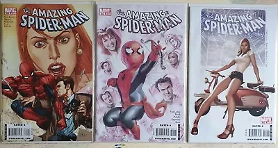 Buy Amazing Spider-man Bundle #602 604 605 (2009) Cover A Marvel Comics Nm! • 4.99£