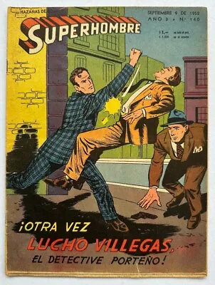 Buy Batman Superman Superhombre # 140 Spanish Muchnik 1952 • 12.04£