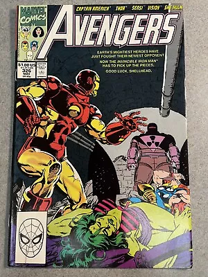 Buy Avengers 326 (1990) Key! 1st Appearance Rage Marvel Comics • 5.83£