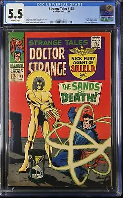 Buy Strange Tales #158 - Marvel Comics 1967 CGC 5.5 1st Full Appearance Of The Livin • 70.36£