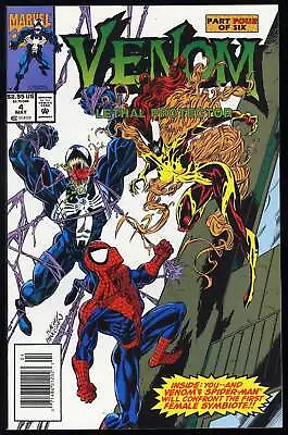 Buy Venom Lethal Protector #4 Marvel 1993 (NM+) 1st Scream! NEWSSTAND! L@@K! • 30.04£