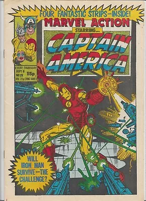 Buy Marvel Action Starring Captain America #29 Weekly VG (1981) Marvel Comics UK • 5£