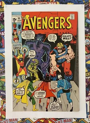 Buy Avengers #91 - Aug 1971 - Captain Marvel Appearance! - Vfn/nm (9.0) Cents Copy! • 67.49£