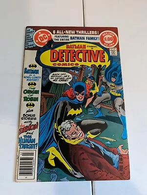 Buy Detective Comics 484 Batman Family 1979 Batgirl Robin Demon Human Target 68 Page • 9.50£