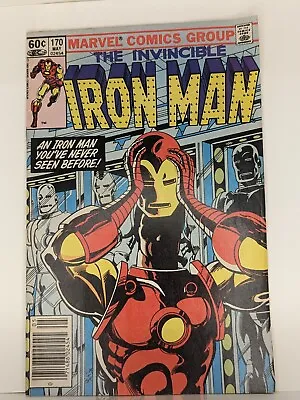 Buy Marvel Iron Man #170 1983 1st James Rhode Iron Man Comic Book FN- • 12.06£