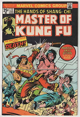 Buy M3720: Master Of Kung Fu #22, Vol 1, VF Condition • 32.07£
