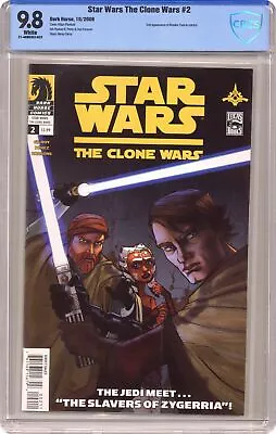Buy Star Wars Clone Wars #2 CBCS 9.8 2008 21-40B63E2-023 2nd App Ahsoka Tano • 195.20£