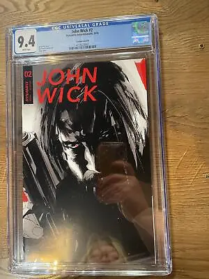 Buy John Wick #2 - Dynamite - 2018 - CGC 9.4 Keanu Reeve Photo Cover B • 75£