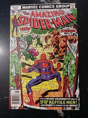 Buy Amazing Spider-Man # 166  VF+ 8.5  Marvel Avengers Hulk Thor Iron Man HOT 🔥 KEY • 7.88£