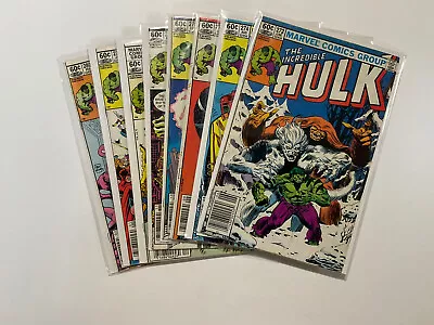Buy Incredible Hulk 272 274-280 Fine Fn 6.0 Lot Run Set Marvel • 35.97£