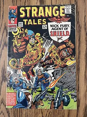 Buy STRANGE TALES #142 (Marvel 1966) Nick Fury Agent Of Shield Jack Kirby Ditko VG • 12.38£