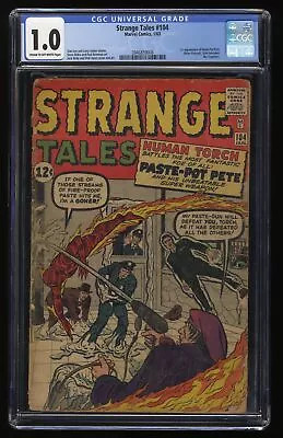 Buy Strange Tales #104 CGC Fair 1.0 1st Appearance Of Paste-Pot Pete! Marvel 1963 • 54.41£
