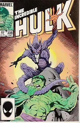 Buy Marvel Incredible Hulk, #308, 1985, 1st App Triad, Bill Mantlo, Sal Buscema • 2.30£