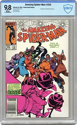 Buy Amazing Spider-Man #253N CBCS 9.8 Newsstand 1984 21-2633E06-003 • 185.79£