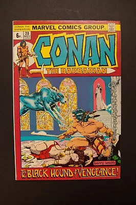 Buy Marvel Conan The Barbarian Vol 1 (1972) Issue 20 - GB Pence - Barry Smith Art • 20£