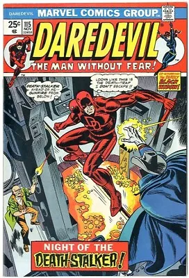 Buy Daredevil  # 115   VERY FINE+   Nov. 1974   Death-Stalker App.  See Photos • 92.49£