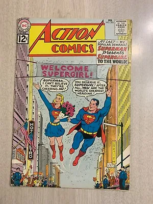 Buy Action Comics 285 Fn 1962 Ist Ever Supergirl Precious! 12th Legion Jfk & Jackie • 118.95£