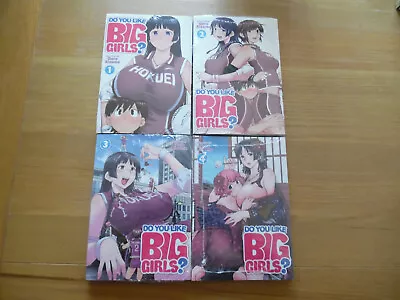 Buy DO YOU LIKE BIG GIRLS? Volumes 1- 4 NEW English MANGA SET Seven Seas Not VIZ • 35.99£