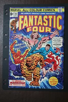 Buy Marvel Comics. FANTASTIC FOUR. Number 153. December 1974 Issue • 4£