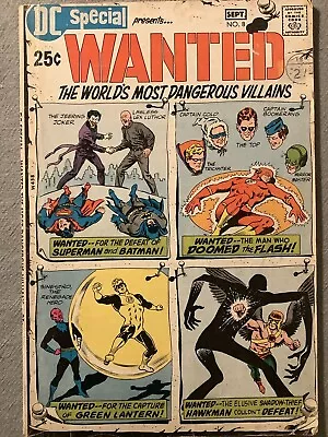 Buy DC Special 8 (Sept 1970) ‘Wanted: World's Most Dangerous Villains’ • 4.70£