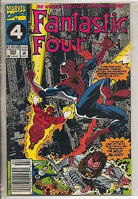 Buy Marvel Comics Fantastic Four #362 March 1992 Spiderman VF • 1.80£