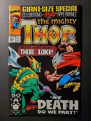Buy The Mighty Thor 432, Marvel Comics, 1991, Vs. Loki, First App Of Eric Masterson! • 10.64£