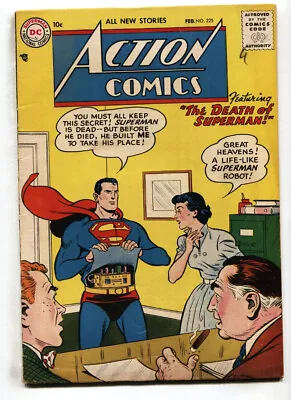 Buy Action Comics #225--1957--superman--congo Bill--death Of Superman • 86.36£