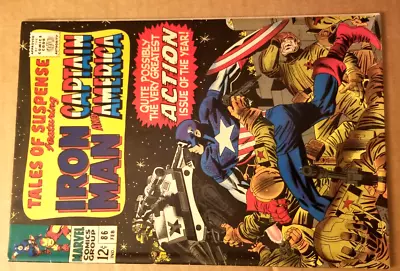 Buy Tales  Of Suspense #86 Raw 8?  Jack Kirby Cover & Art! Mandarin, Captain America • 26.62£