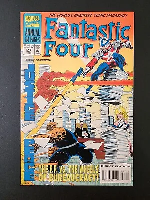 Buy Marvel Comics Fantastic Four Annual #27 1994 1st App Mister Tesseract (a) • 8£