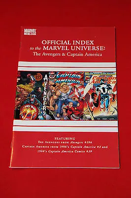 Buy OFFICIAL INDEX MARVEL UNIVERSE #13 AVENGERS From 396 CAPTAIN AMERICA From 2 39 • 3.24£