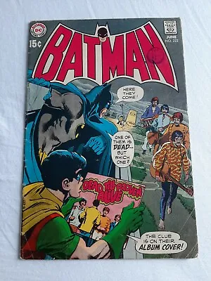 Buy Batman #222 Neal Adams Classic Beatles Cover. Nice Condition. • 225£